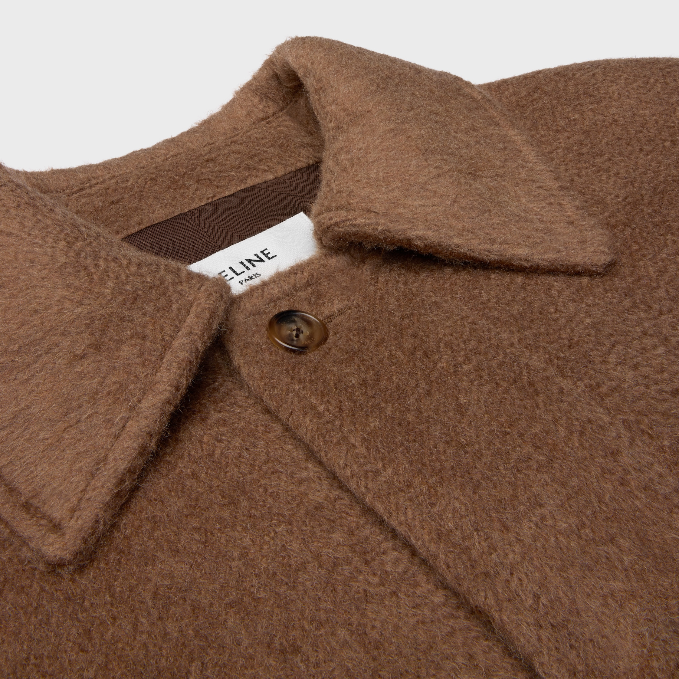 jacket IN double-face cashmere and camel - NOISETTE | CELINE