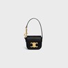MICRO CLAUDE IN Shiny Calfskin - BLACK - CHARMS AND ACCESSORIES - 1 | CELINE