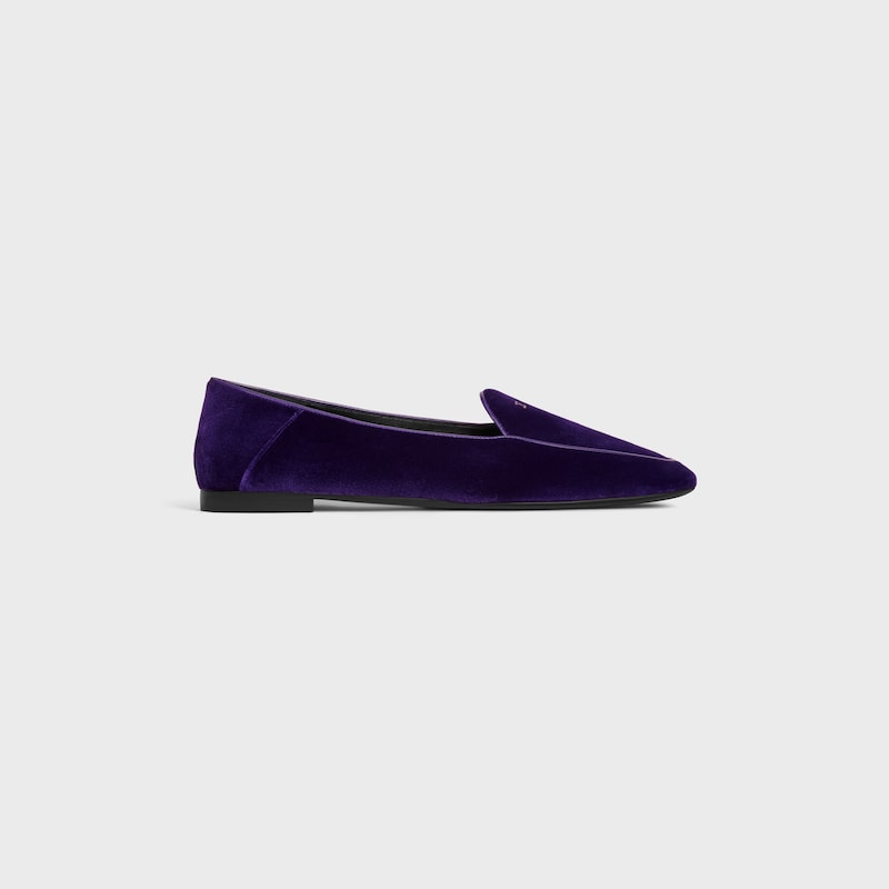MOCAS&Iacute;N AURA SIN CORDONES DE TERCIOPELO - MORADO -  - 1 | CELINE