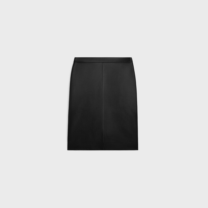 jupe crayon agneau souple - Noir -  - 1 | CELINE