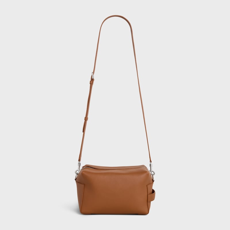 CROSSBODY BAG TAKE AWAY IN SMOOTH CALFSKIN - SOFT TAN / BLACK - NEW - 1 | CELINE