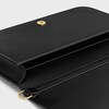 POCHETTE VERSATILE IN PELLE DI VITELLO LUCIDA - NERO - PORTAFOGLI CON CATENA - 4 | CELINE