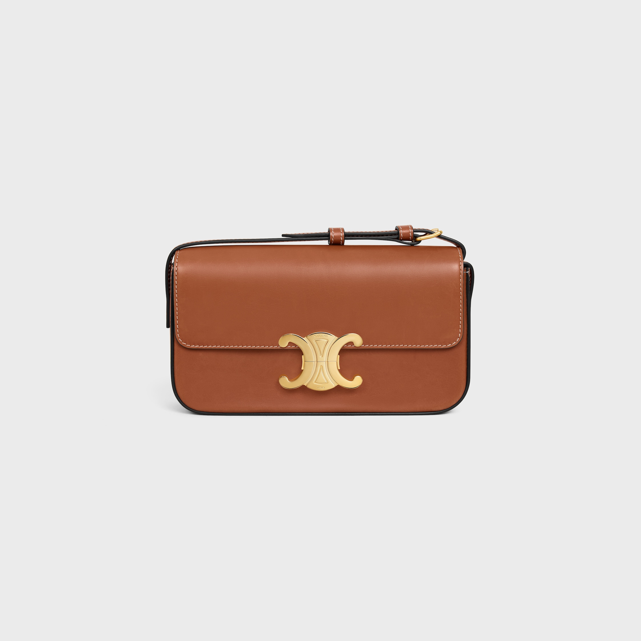 【美品】CELINE チェーンショルダーバッグ クロード /スエード ブラウン CELINE(セリーヌ) チェーンショルダーバッグ ショルダーバッグ