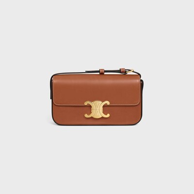 클로드 숄더백 - 내추럴 카프스킨 - 탠 - 라인별 보기 - tileIndex | CELINE