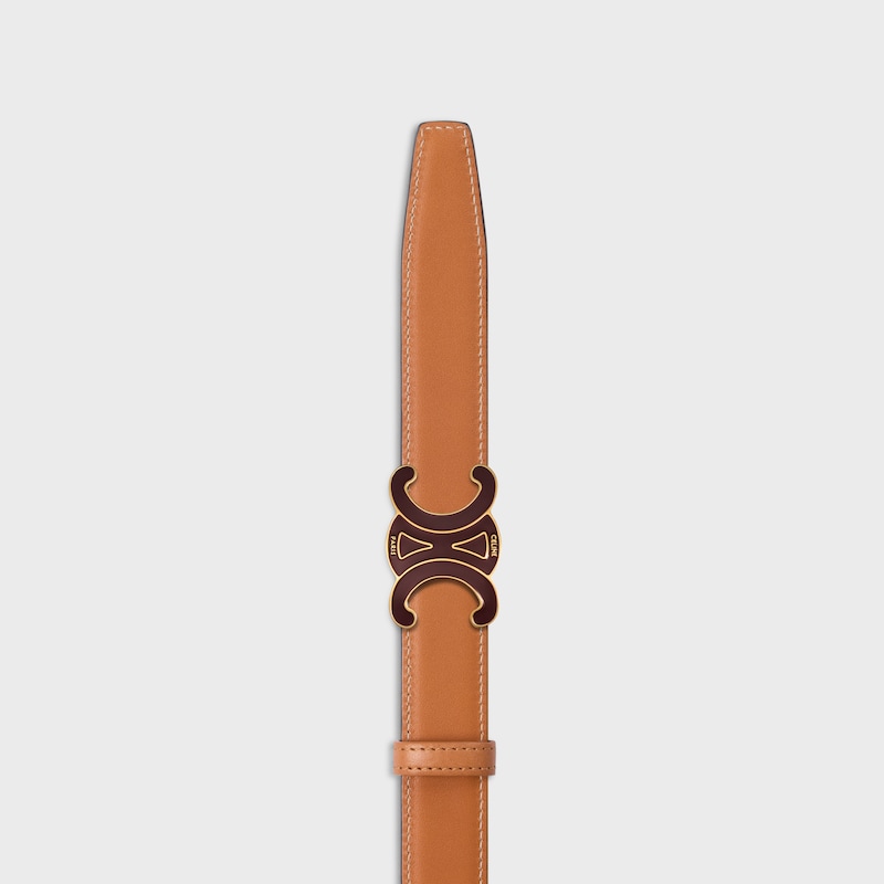 lani&egrave;re de ceinture r&eacute;versible 25MM TAURILLON ET VEAU NATUREL -  -  - 1 | CELINE