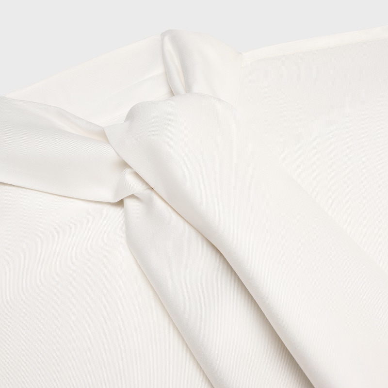 chemise lavalli&egrave;re cropped twill soie - CRAIE -  - 1 | CELINE