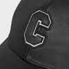 casquette baseball college agneau grainé - BLACK / OFF WHITE -  - 5 | CELINE
