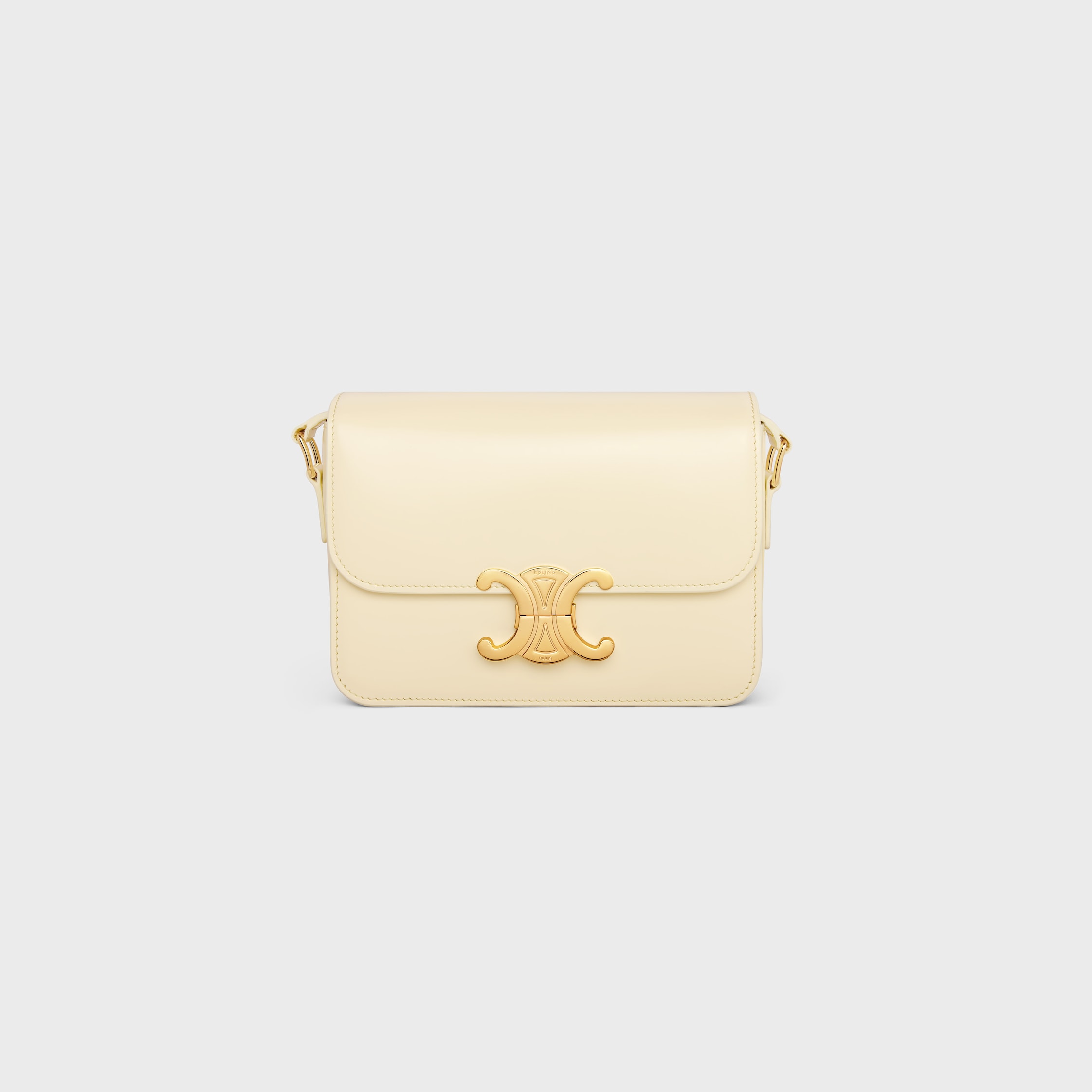 【CELINE】ティーン トリオンフ バッグ シャイニーカーフスキン ティーン トリオンフ バッグ / シャイニーカーフスキン - ペール