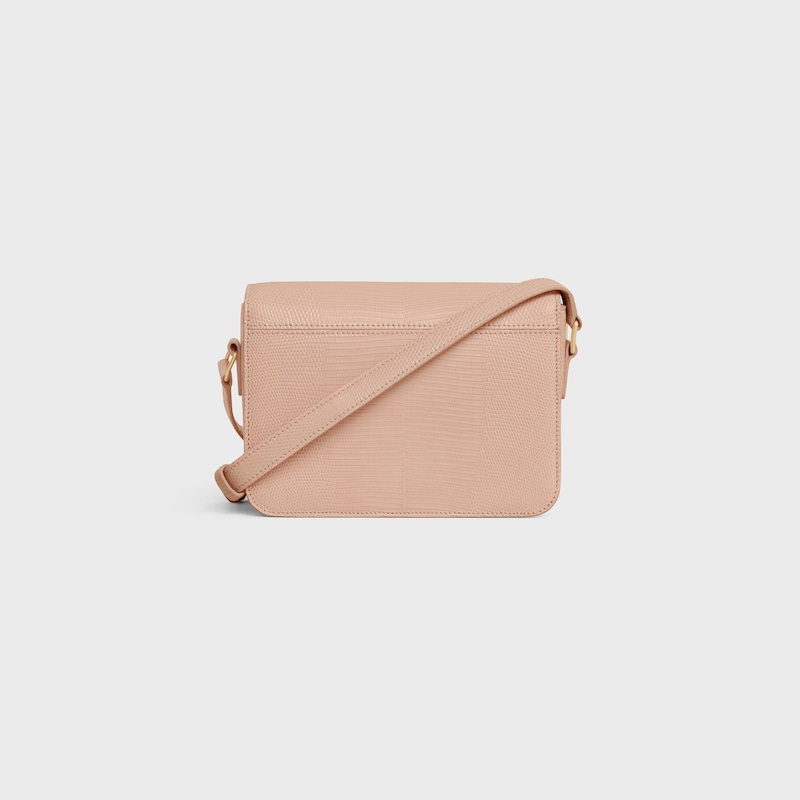 TEEN TRIOMPHE BAG IN lizard - SOFT PEACH - TRIOMPHE - 1 | CELINE