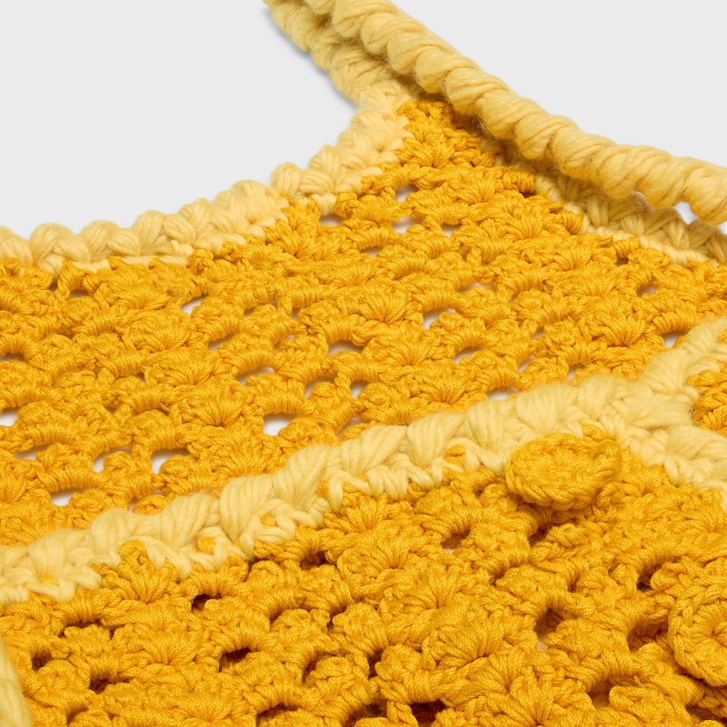 top IN cotton crochet - LIGHT ORANGE -  - 1 | CELINE