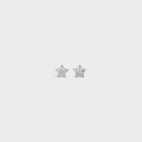 Etoile Celine Studs in White Gold and Diamonds - White Gold and White - ESSENTIAL GIFTS - 1 | CELINE