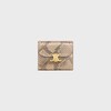 Small Flap Wallet TRIOMPHE IN PEARLY PYTHON - NATURAL - TRIOMPHE - 1 | CELINE