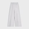 pantaloni jogging in pile di cotone - Grigio chiaro / bianco sporco -  - 2 | CELINE