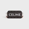 Horizontal pouch in Triomphe canvas with celine print - TAN - TRIOMPHE CANVAS - 1 | CELINE