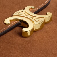 スモールフラップウォレット トリオンフ / ヌバックカーフスキン - キャメル - 財布・ウォレット - 1 | CELINE