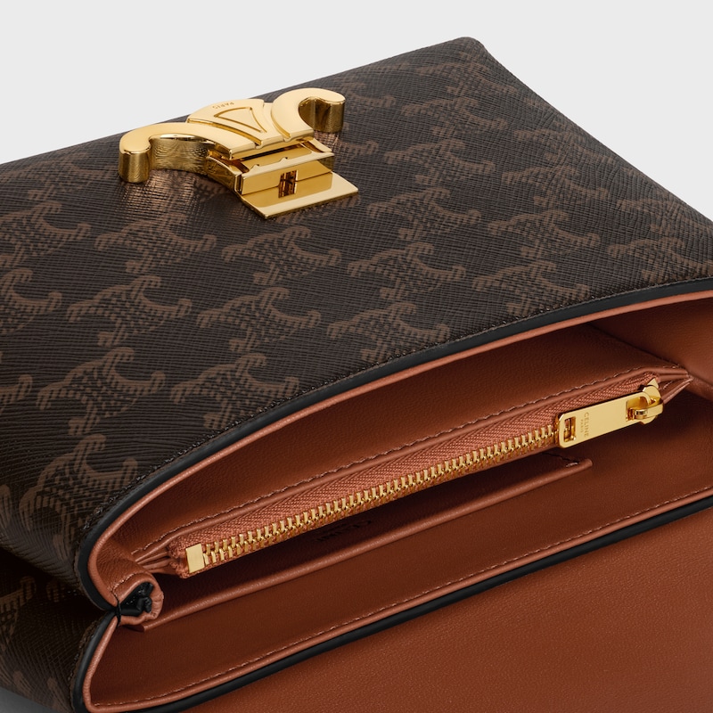 TEEN NINO BAG IN Triomphe Canvas - TAN - TRIOMPHE CANVAS - 1 | CELINE