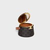 CELINE NINA MINAUDIERE in LAMBSKIN WITH TRIOMPHE CANVAS PRINT AND CALFSKIN - TAN - TRIOMPHE CANVAS - 4 | CELINE