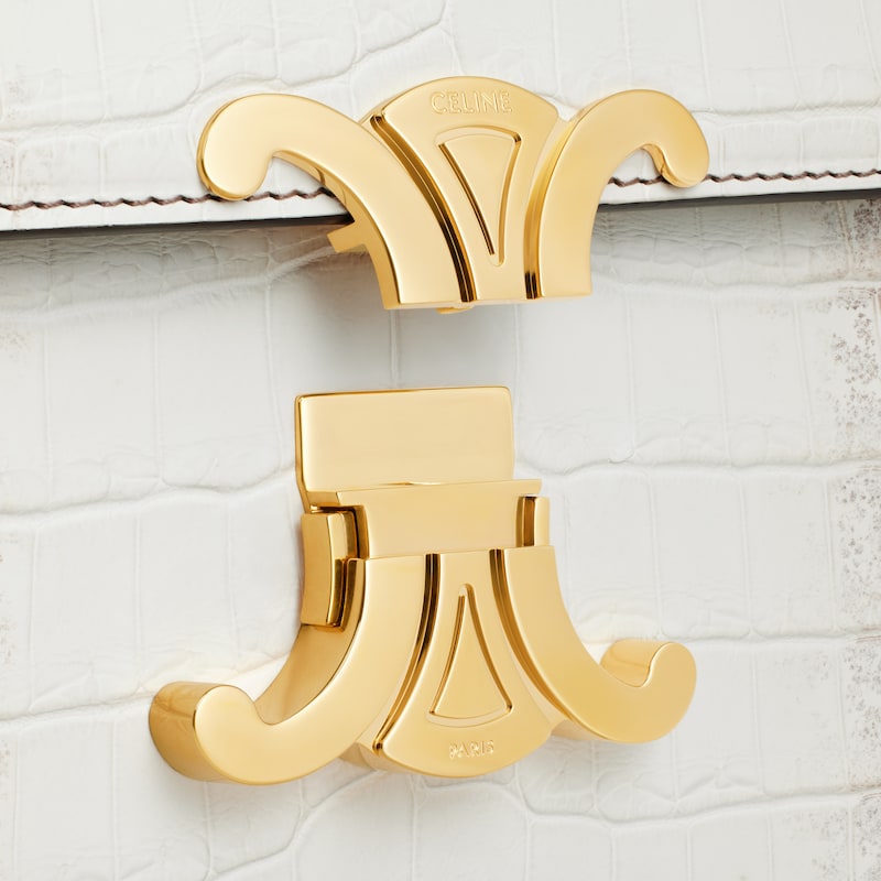 CLASSIQUE TRIOMPHE BAG in Niloticus Crocodile - NATURAL - TRIOMPHE - 1 | CELINE