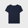 celine regular t-shirt in cotton jersey - WASHED WHITE/NAVY -  - 2 | CELINE