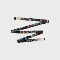 ribbon IN SILK TWILL - BLACK/WHITE/MULTICOLOR -  - 2 | CELINE