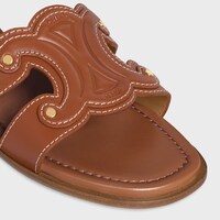 CELINE MARINA MULE IN CALFSKIN - TAN -  - 1 | CELINE