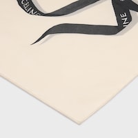 square IN silk twill - IVORY/BLACK/YELLOW -  - 2 | CELINE