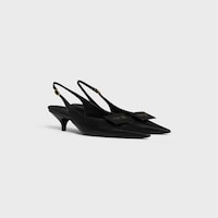 SIGNATURE SLINGBACK IN LAMBSKIN - BLACK -  - 2 | CELINE