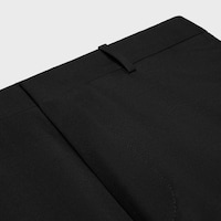 ethan trousers IN wool gabardine - BLACK -  - 2 | CELINE