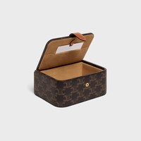 Large Jewels Case in Triomphe Canvas and Calfskin - TAN - TRAVEL - 1 | CELINE