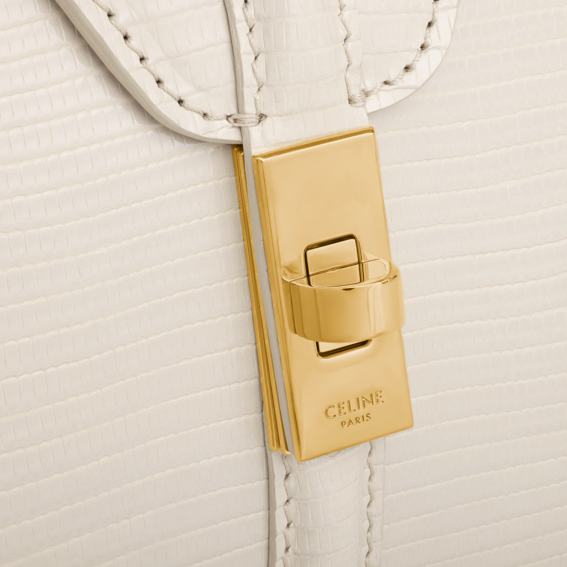 マイ♡CELINE♡新品未使用セーズ16ミニ　リザード ミニ 16（セーズ） / リザード - ナチュラル | CELINE