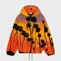CELINE 후드 재킷 - 저지 플리스 - ORANGE/ NOIR/ BLUE -  - 1 | CELINE