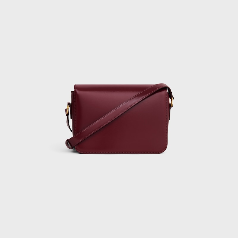 TEEN TRIOMPHE BAG IN shiny calfskin - LIGHT BURGUNDY - GIFTS FOR HER - 1 | CELINE