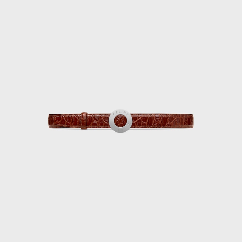 Wendbarer Riemen 25 mm AUS TAURILLONLEDER UND KALBSLEDER MIT KROKO-PR&Auml;GUNG -  -  - 1 | CELINE