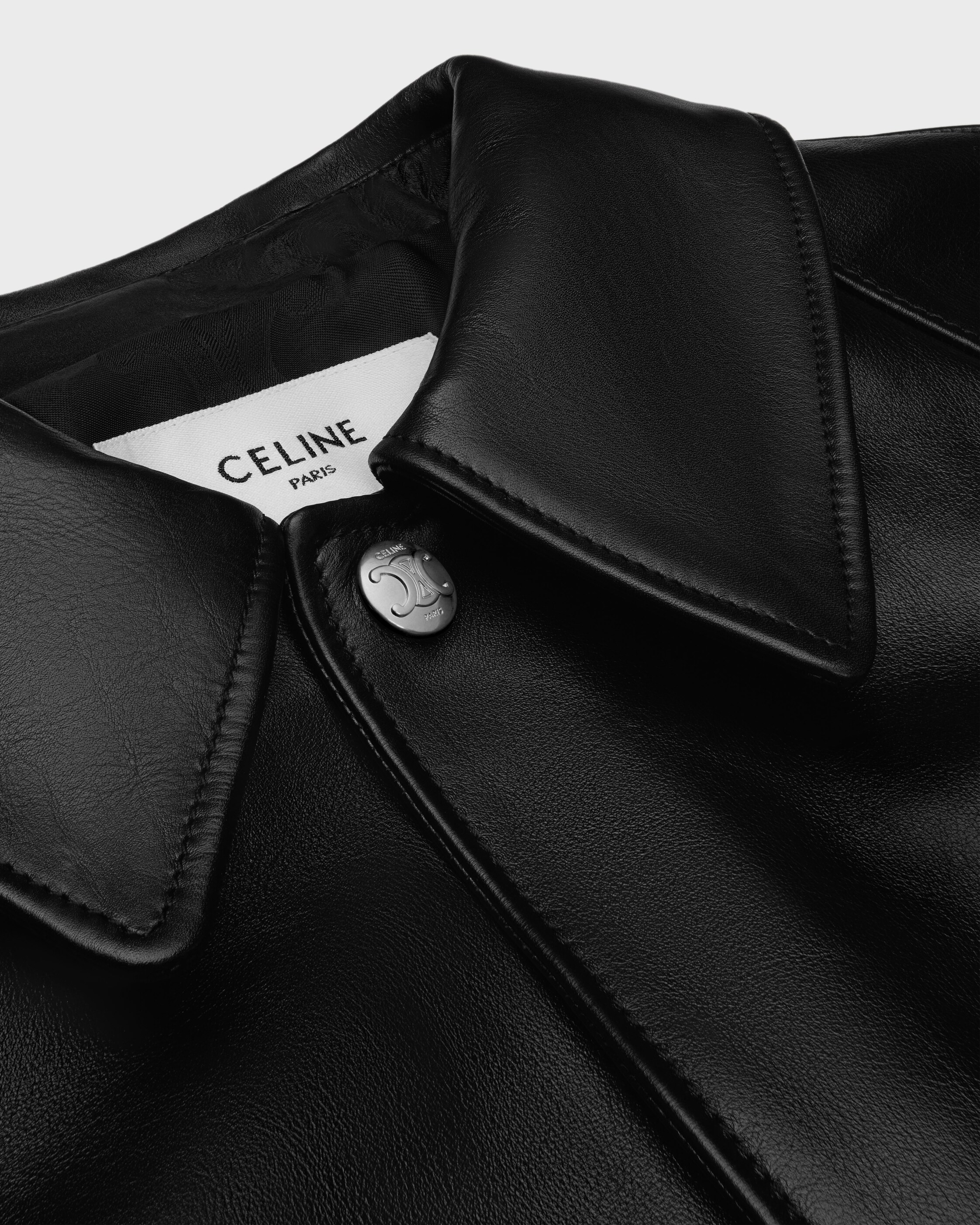 コート / カーフスキン - ブラック | CELINE