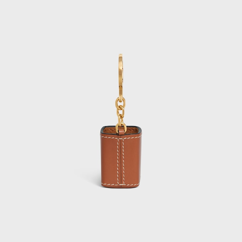 Miniature Perfume Holder Charm in Calfskin - TAN - CELINE HAUTE PARFUMERIE - 1 | CELINE