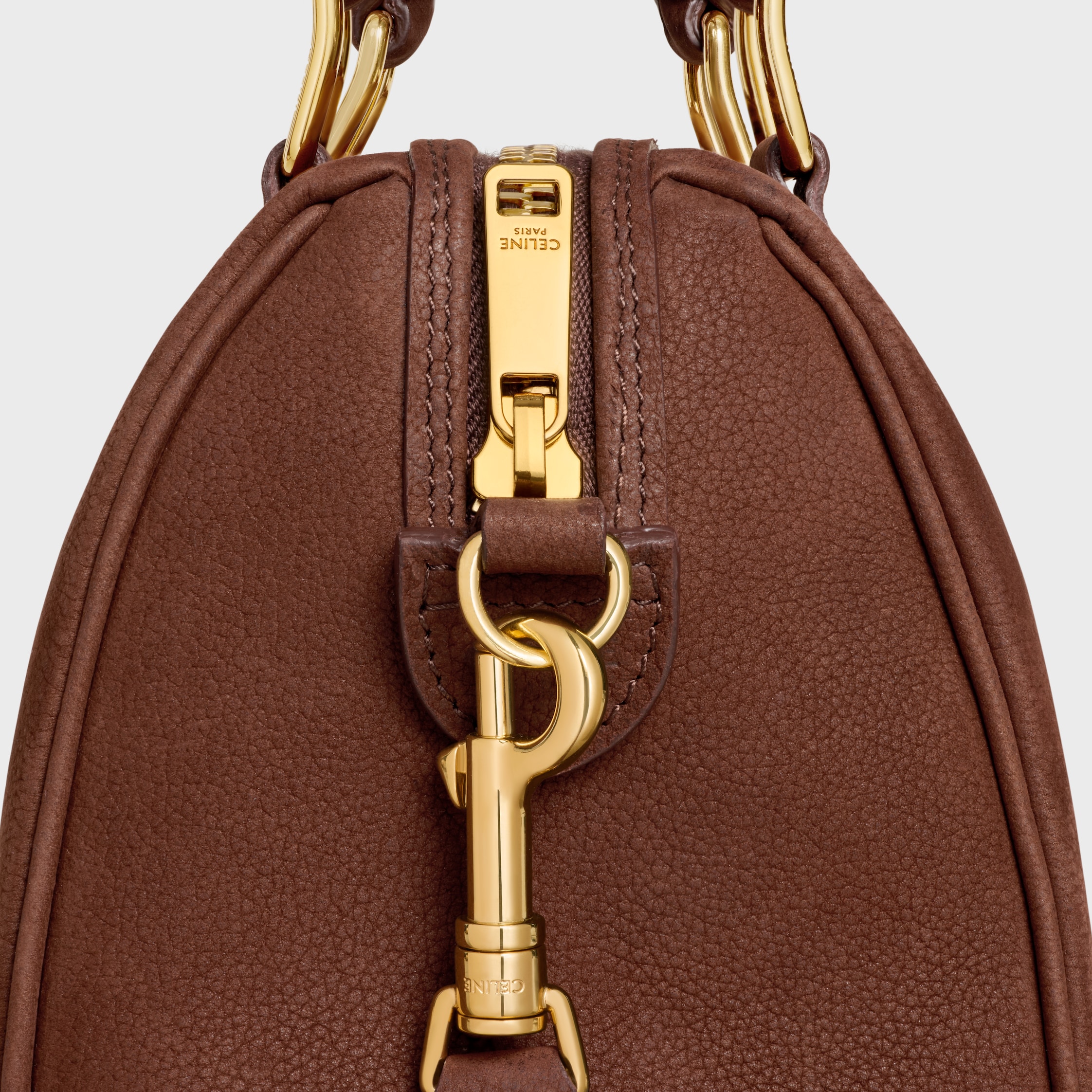 スモール ボストン / グレインドヌバックカーフスキン - チェス