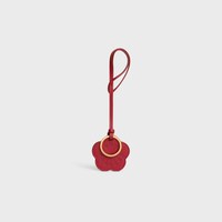 PLUM FLOWER CHARM IN Smooth calfskin - RED - CHARMS AND ACCESSORIES - 1 | CELINE
