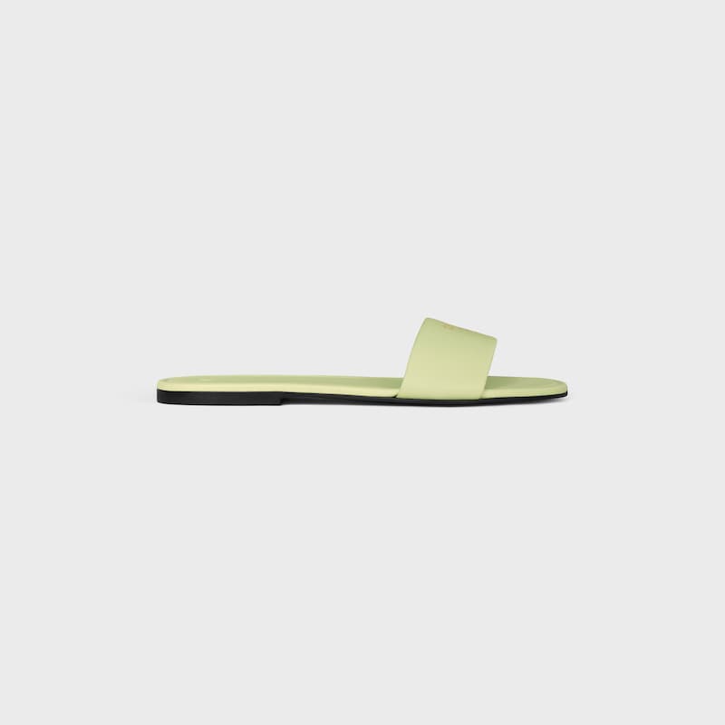 COAST MULE IN LAMBSKIN - SOFT LIME -  - 1 | CELINE