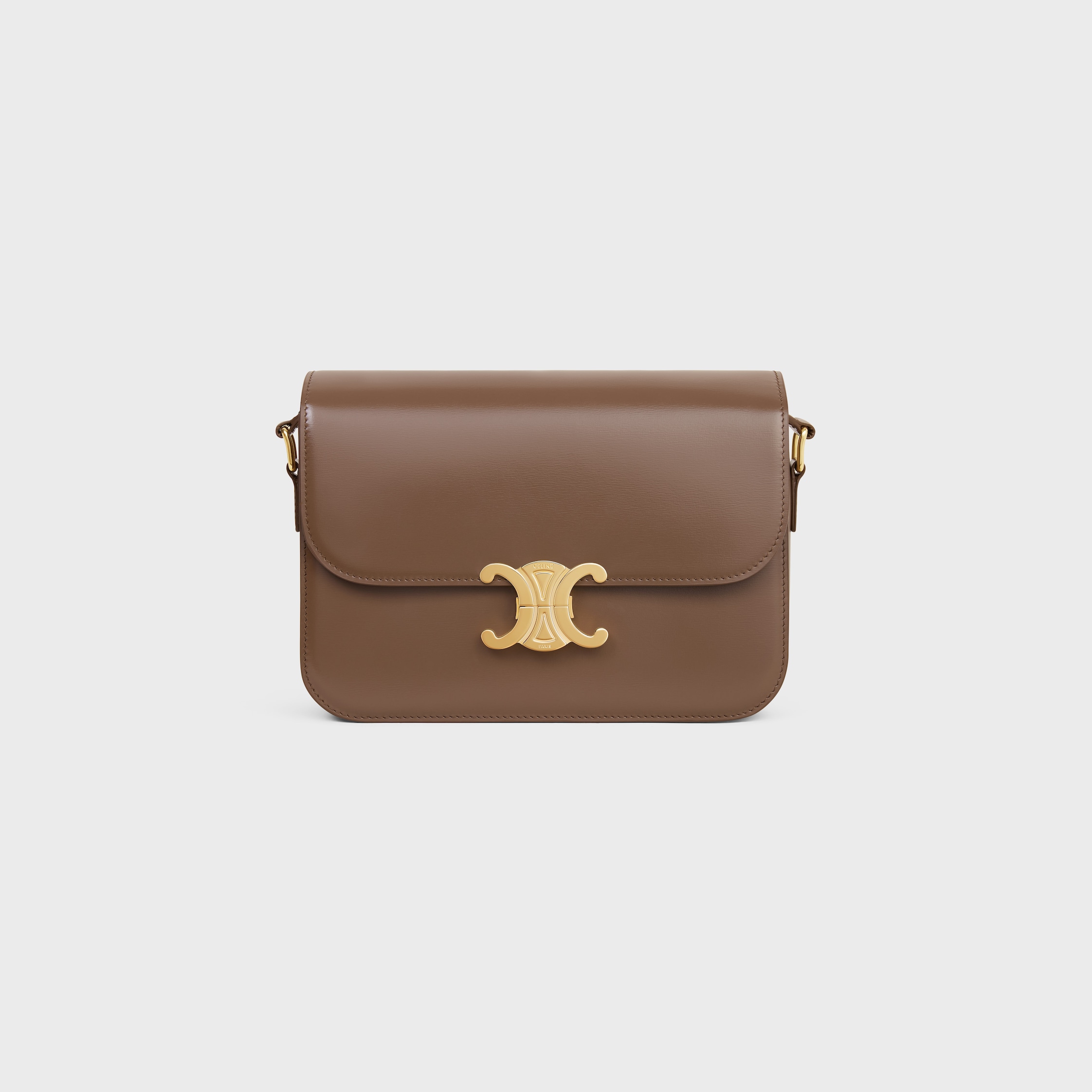 【CELINE】MINI TRIOMPHE SHINY CALFSKIN ショルダーバッグ CELINE - セリーヌ CELINE ショルダーバッグ MINI TRIOMPHE