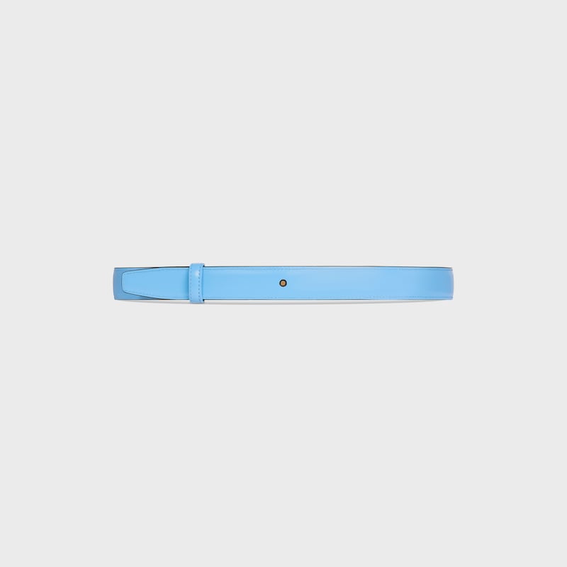 Reversible Strap 25MM IN TAURILLON - SANDCASTLE / SKY BLUE -  - 1 | CELINE