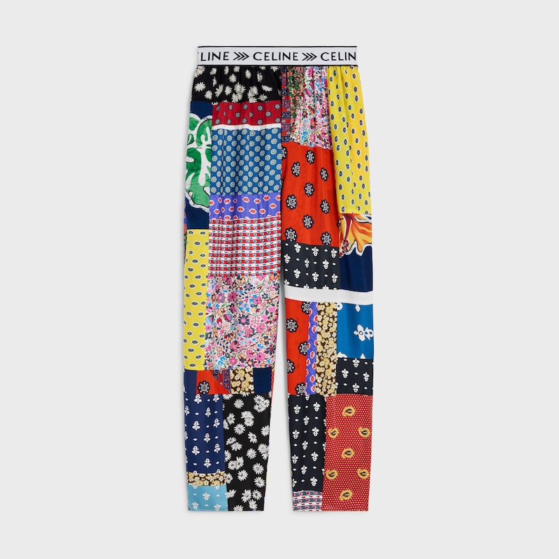 patchwork trousers IN patchwork - MULTICOLOR -  - 1 | CELINE