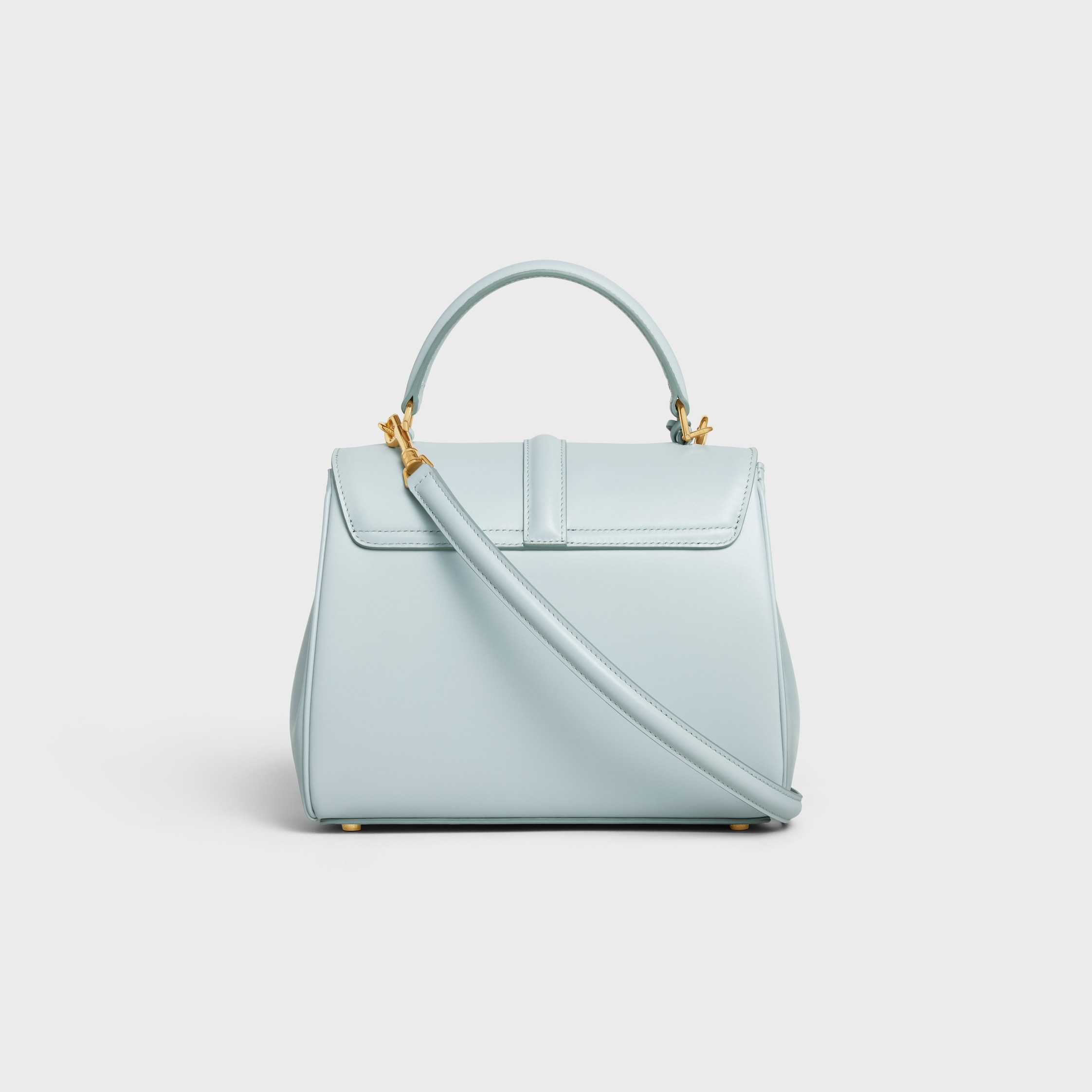 CELINE MINI 16 サテンカーフスキン MINI 16 IN satinated calfskin - BLACK | CELINE