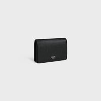 BUSINESS CARD HOLDER IN Grained Calfskin - BLACK - WINTER NEW ARRIVALS - 2 | CELINE