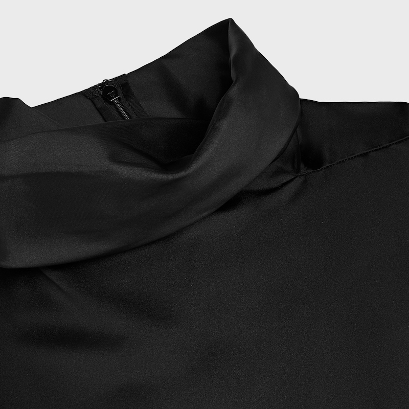 dress IN silk - BLACK -  - 1 | CELINE