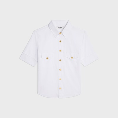 첼시 셔츠 - 코튼 바티스트 - 화이트 -  - tileIndex | CELINE