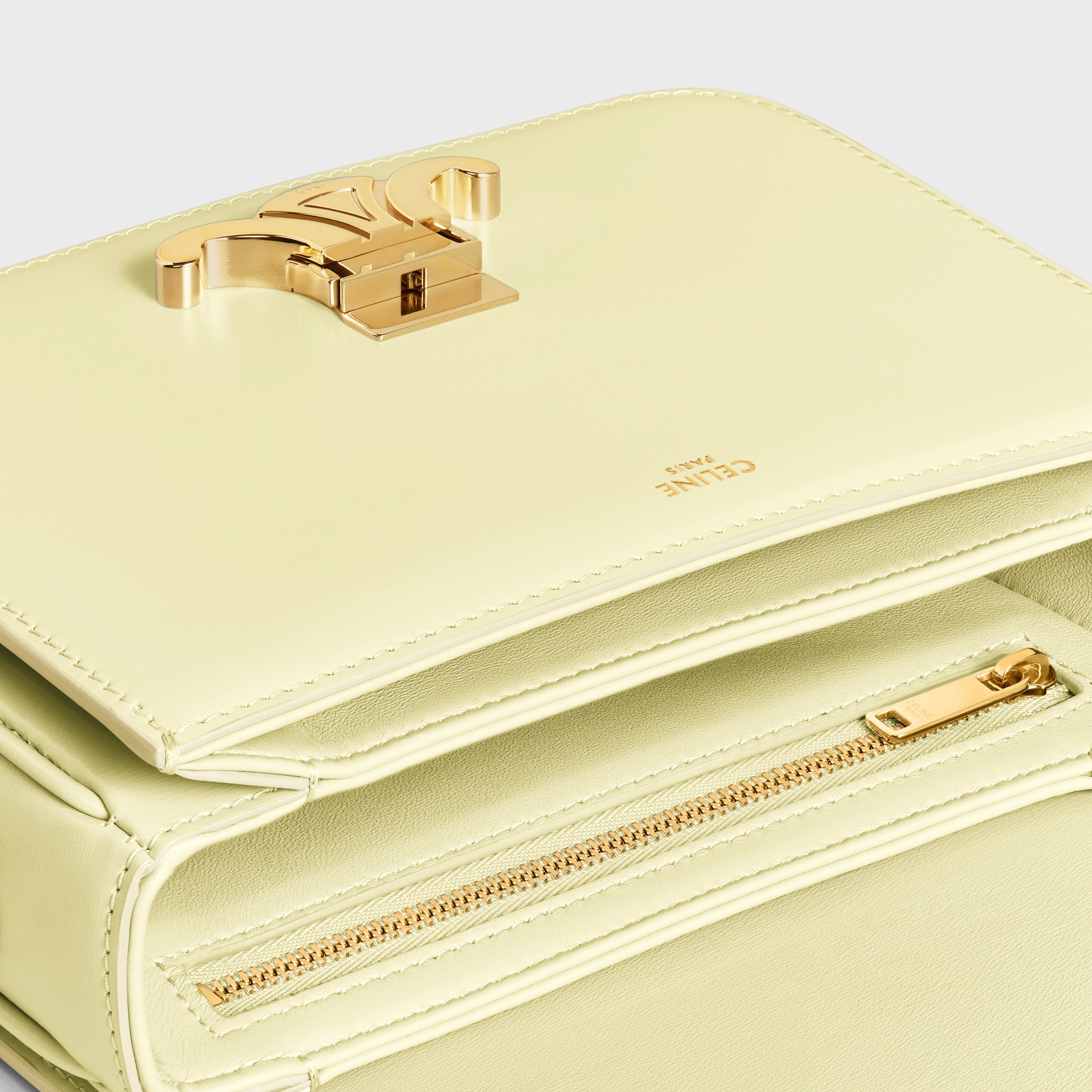 CELINE Teen Triomphe Bag ライトイエロー 25476205_55479839_322.jpg