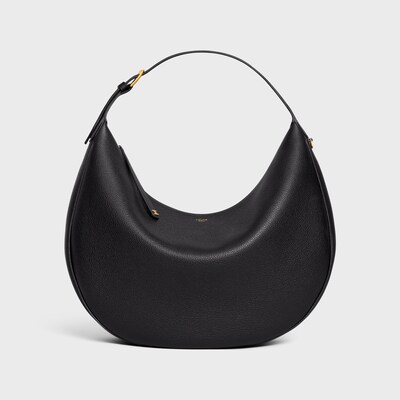 LARGE CELINE LULU IN Grained calfskin - BLACK - NEW - 4 | CELINE