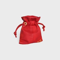 MICRO CRYSTAL POUCH IN SMOOTH LAMBSKIN - ULTRA RED - CHARMS AND ACCESSORIES - 2 | CELINE