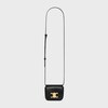 MINI CLAUDE in lizard - BLACK - MORE LINES - 5 | CELINE