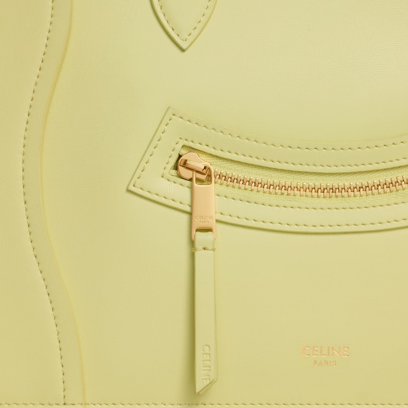 POCHETTE MEDIANA DE PIEL DE BECERRO BRILLANTE - CÍTRICO - POCHETTES Y ACCESORIOS PARA TECNOLOGÍA - 1 | CELINE